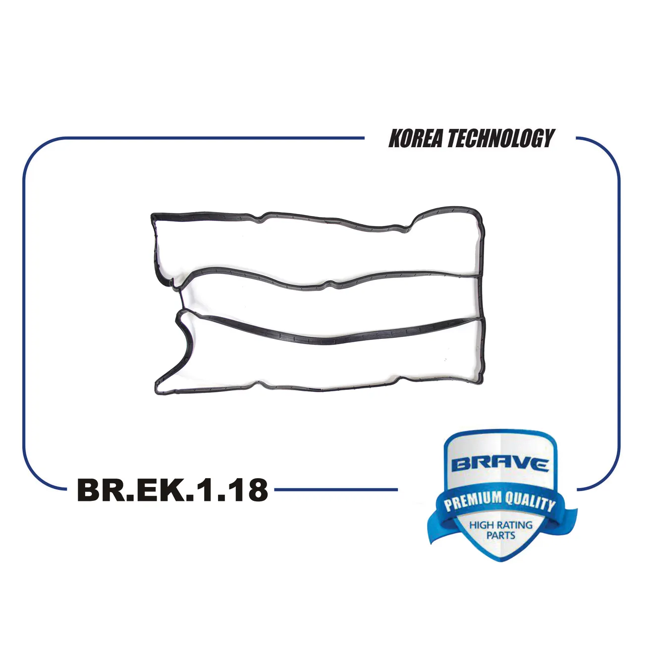 Прокладка клапанной крышки FORD Focus1.25/1.616V,Fiesta BRAVE BR.EK.1.18