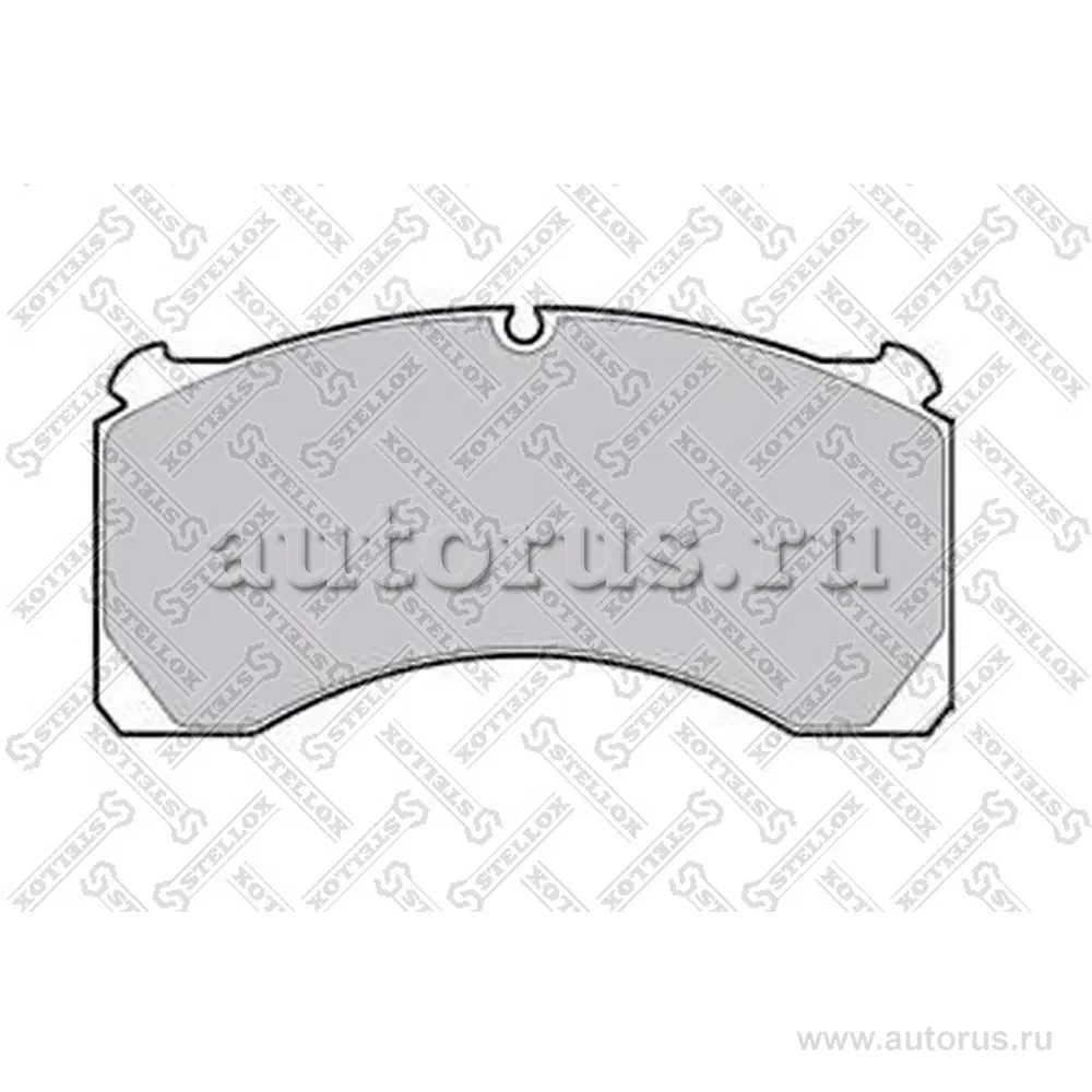 Колодки дисковые с пластинами ,29124ROR STELLOX 8521422_SX