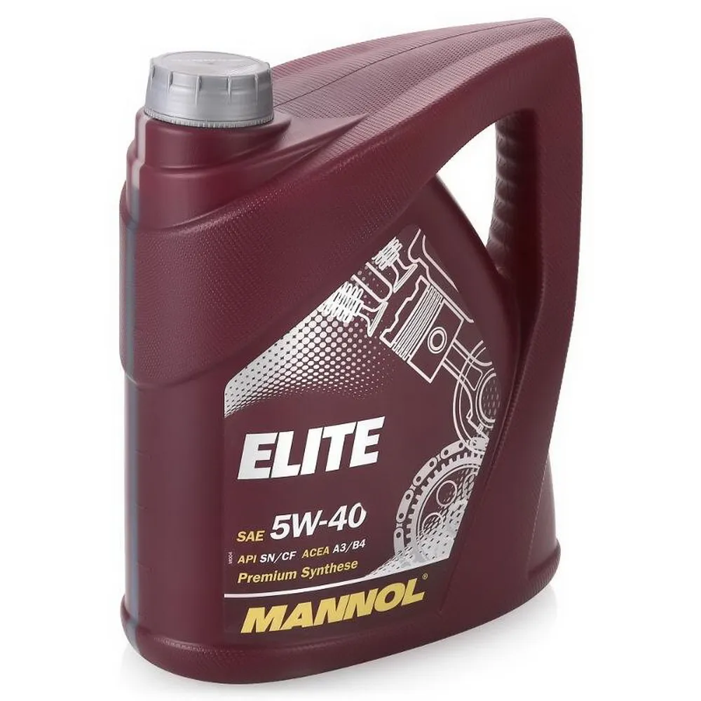 Масло моторное MANNOL Elite 5W-40 синтетическое 4 л 100641