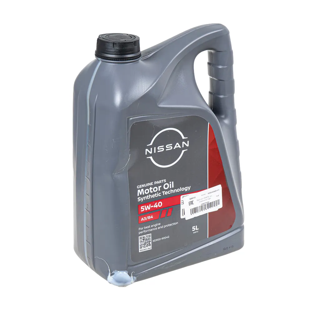 Масло моторное NISSAN Motor Oil 5W-40 синтетическое 5 л УЦЕНКА! KE900-90042R-N11
