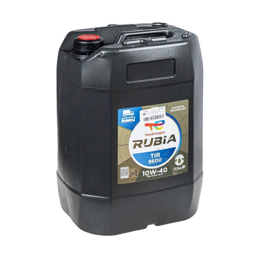 Масло моторное TOTALENERGIES Rubia TIR 8600 10W-40 синтетическое 20 л УЦЕНКА! 10280901-N2