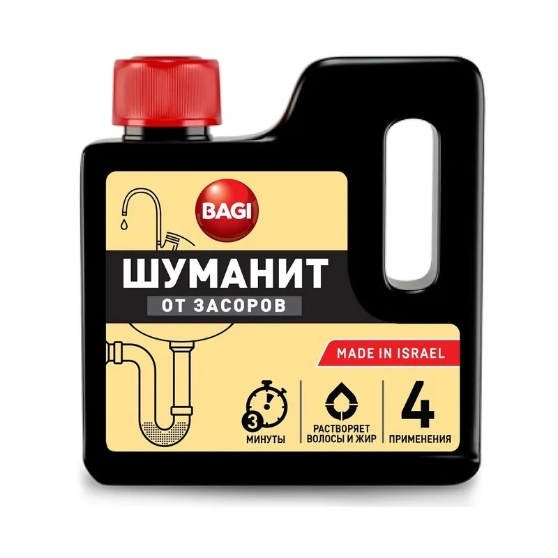 Средство для прочистки труб Bagi ШУМАНИТ от засоров 280 г 1069914