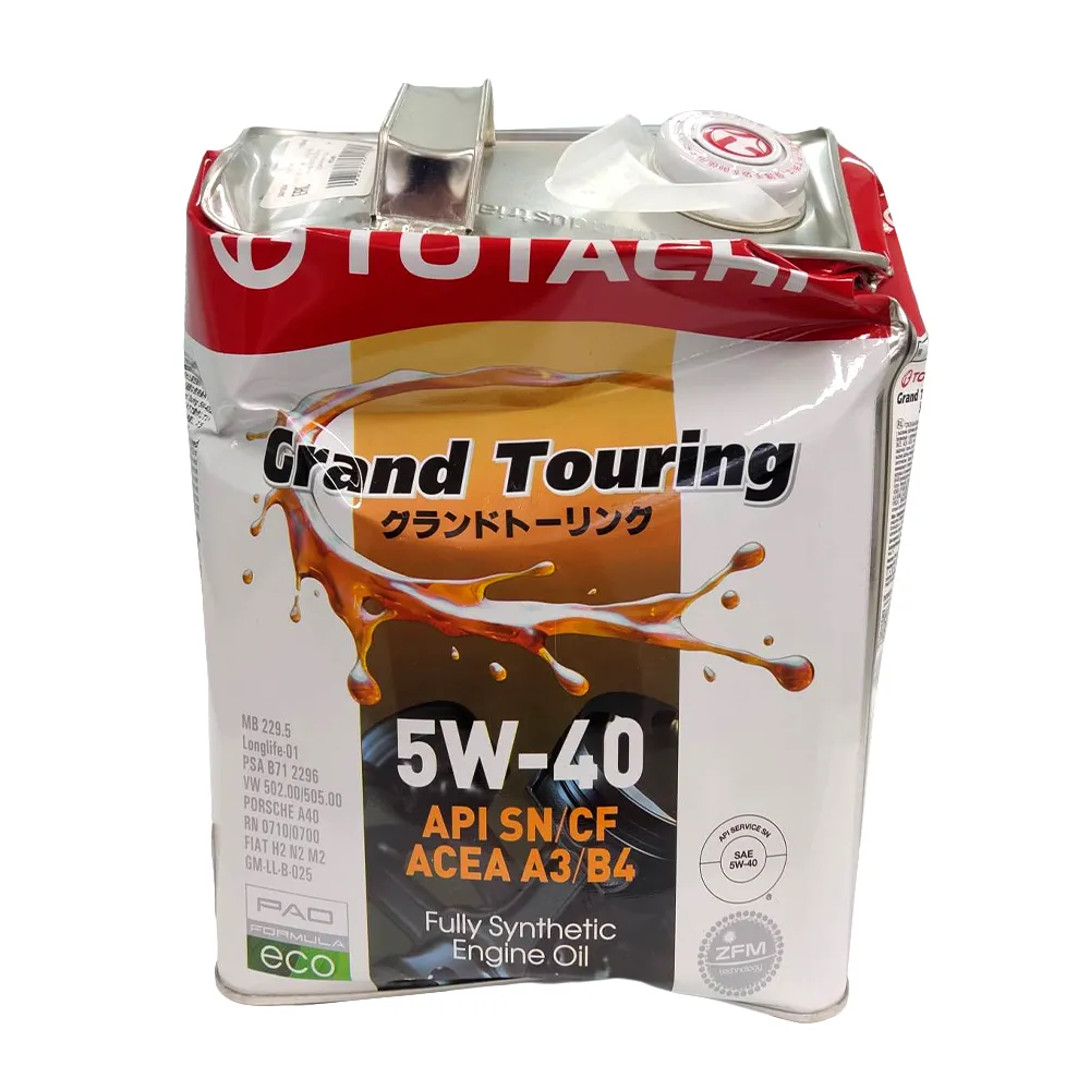 Масло моторное TOTACHI Grand Touring SN 5W-40 синтетическое 4 л УЦЕНКА! 11904-N9