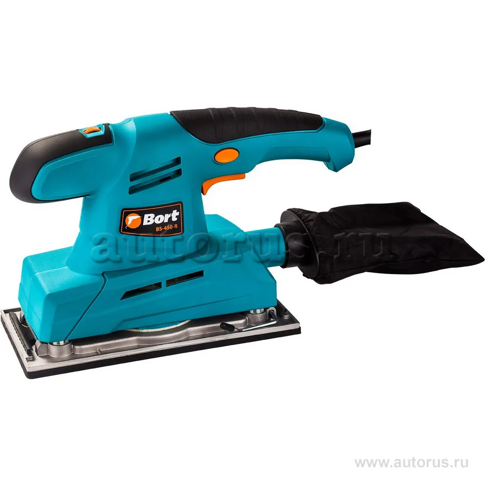 Машина шлифовальная, вибрационная, регулировка оборотов Bort BS-450-R (93410105)