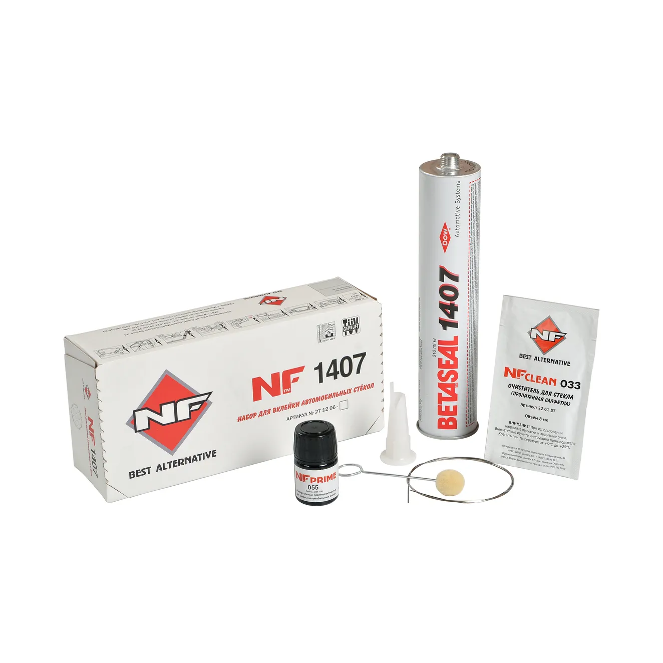 Набор для вклейки стекол NF 1407 с квадратной струной BETASEAL 271206-01 NF 271206-01