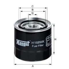 Топливный фильтр HENGST H168WK