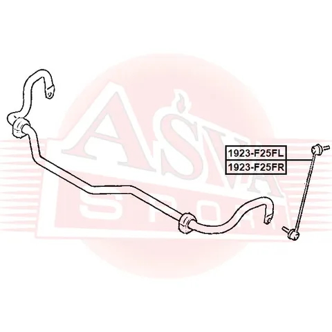 Тяга стабилизатора ASVA 1923F25FR