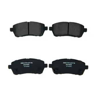 Колодки дисковые передние Ford Fiesta 1.25-1.6i/1.4-1.6DCi 08> ZENTPARTS Z07615