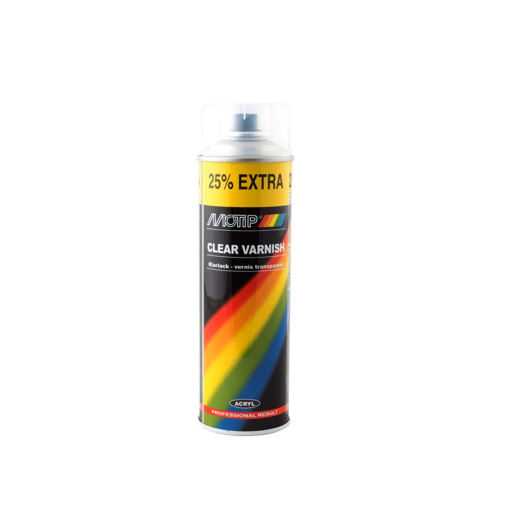 Лак бесцветный акриловый Motip 500ml 04009IG