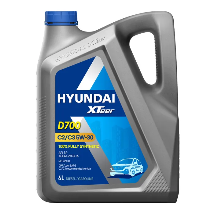 Масло моторное синт. HYUNDAI  XTeer D700 C2/C3 5W30, 6 л 1061224