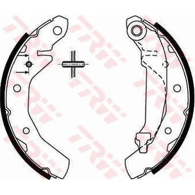 Колодки барабанные DAEWOO Matiz V0.8 98-> V1.0 03-> Aveo TRW GS8645