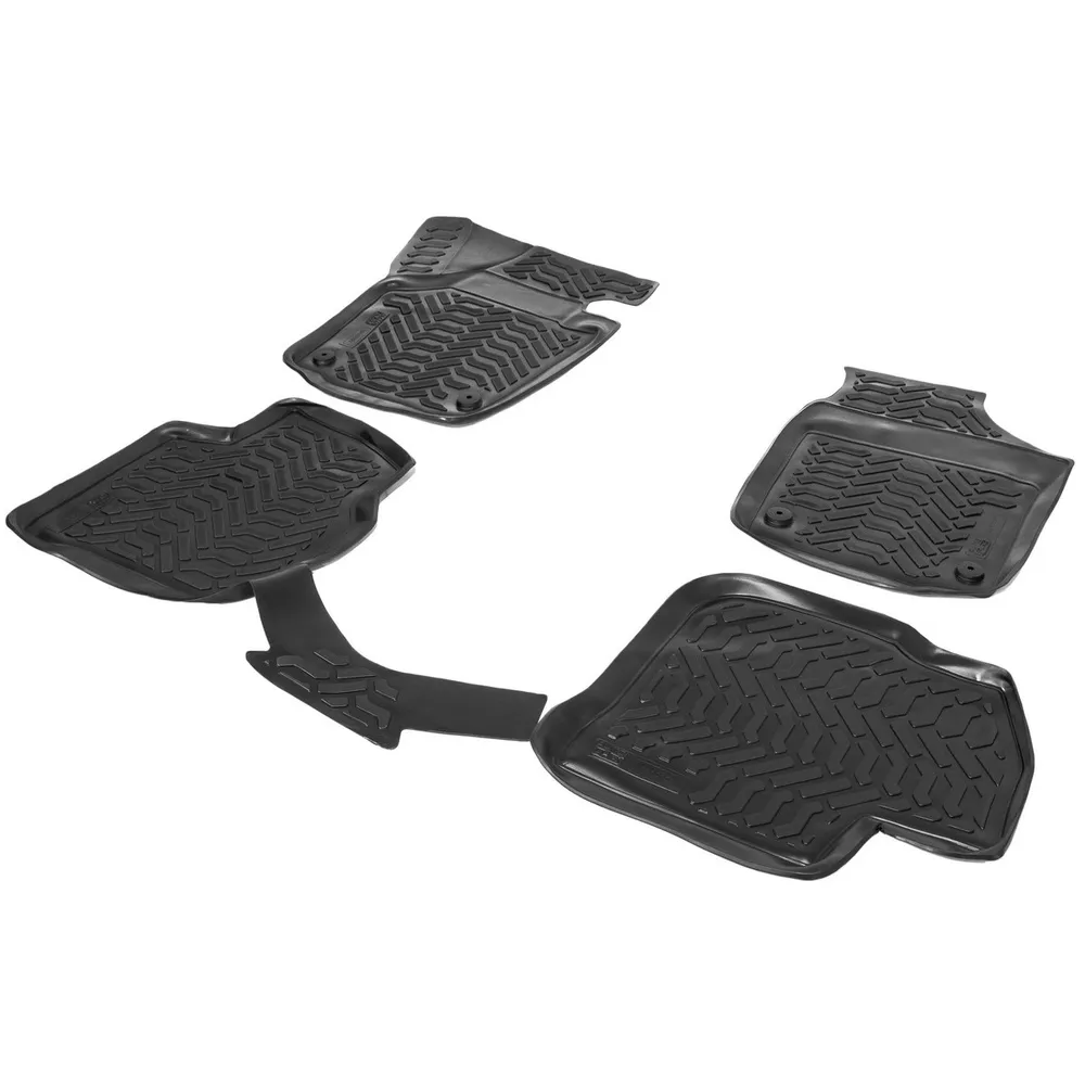 Коврики салона, AutoFlex, для Skoda Rapid лифтбек 2013-2020 2020- / Volkswagen Polo VI лифтбек 2020- AutoFlex 9510101