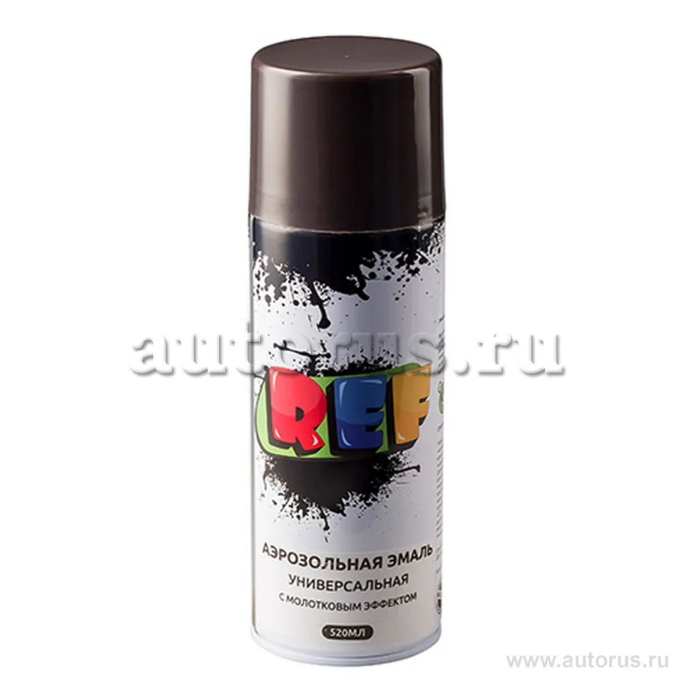 Аэрозольная эмаль REF молотковый эффект зеленый REF А0012