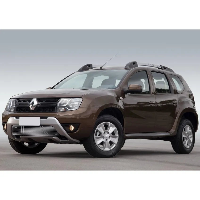 Решетка бампера d10 Rival Renault Duster I рестайлинг 2015-н.в., нерж. сталь, G.4701.001
