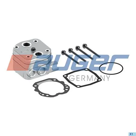 Комплект ГБЦ компрессора (Wabco 412 090 803 2) MAN TGA- 2006,TGX- 2008,E2000- 2001 Eng.D2866,D2876 AUGER 78199