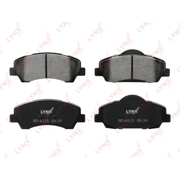 Колодки тормозные передние PEUGEOT 301 1.2-1.6 12> / 308 II 1.2T-2.0D 13> LYNXauto BD-6115