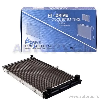 Радиатор ВАЗ 2170 алюминиевый HI-DRIVE HD1000