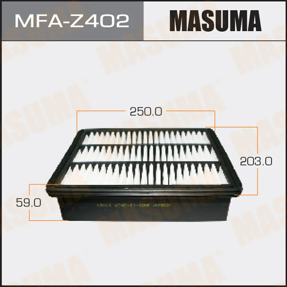 Фильтр воздушный MAZDA ATENZA MASUMA MFA-Z402