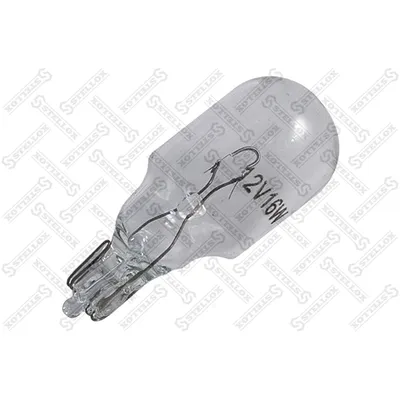 Лампа стояночные, габариты W16W 12V (W2.1x9.5d) STELLOX 99-39043-SX