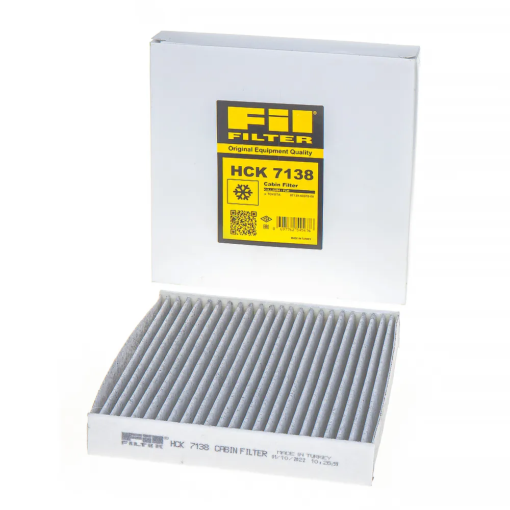 Фильтр салонный (угольный) TOYOTA Camry/Yaris/Avensis/LEXUS GS/RX FIL FILTER HCK7138