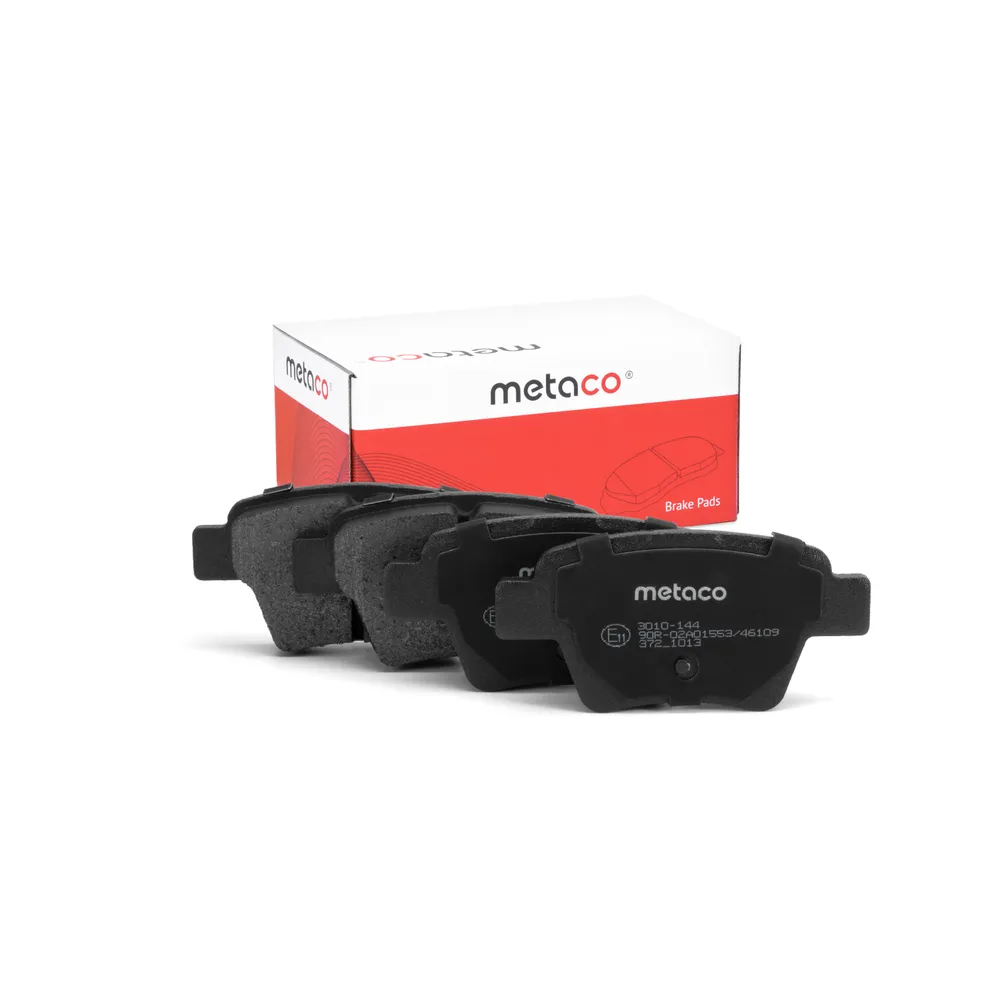 Колодки тормозные задние дисковые к-кт CITROEN C4 2005>/ PEUGEOT 207/ 307 Metaco 3010-144