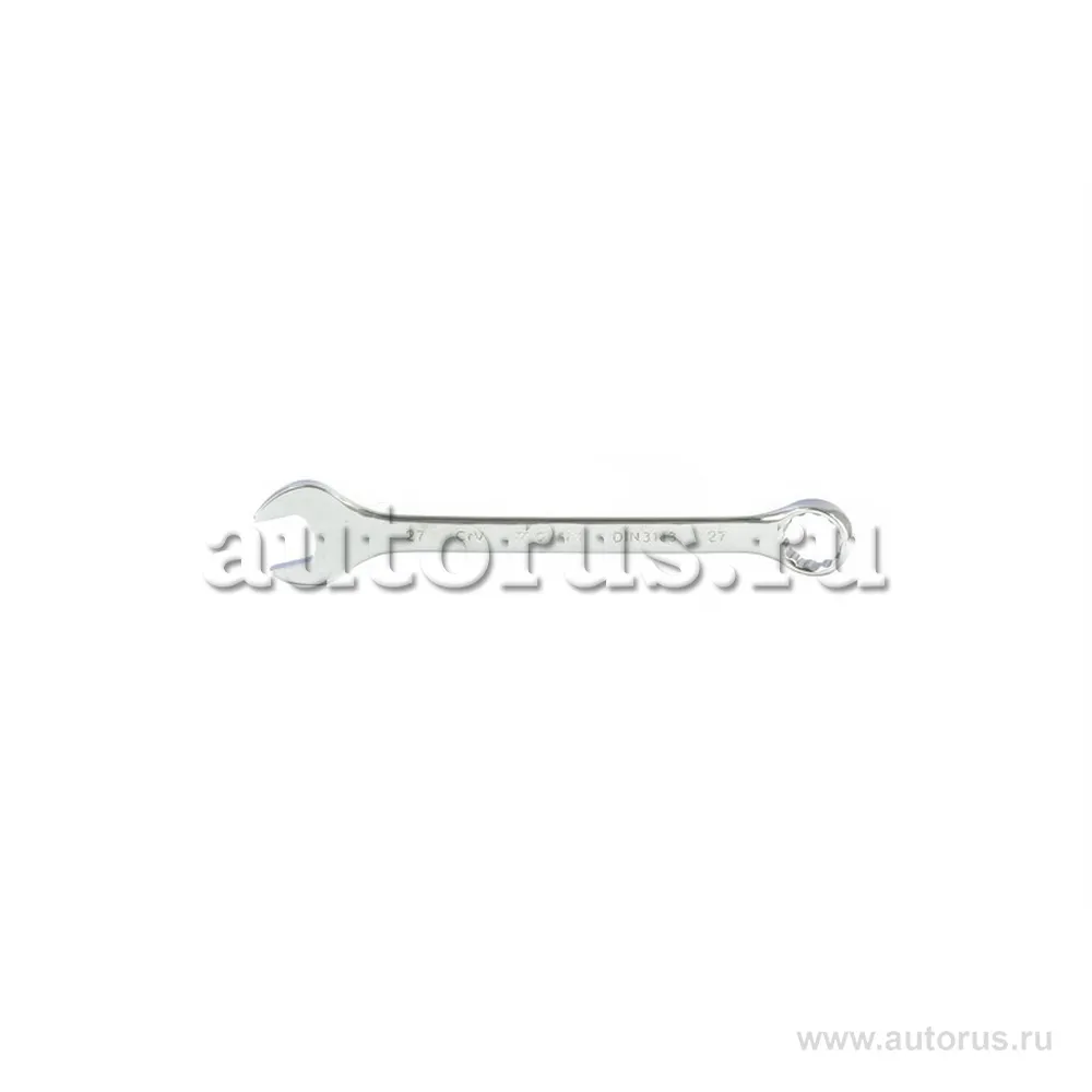 Ключ комбинированный, 27 мм, CrV, полированный хром MATRIX 15172