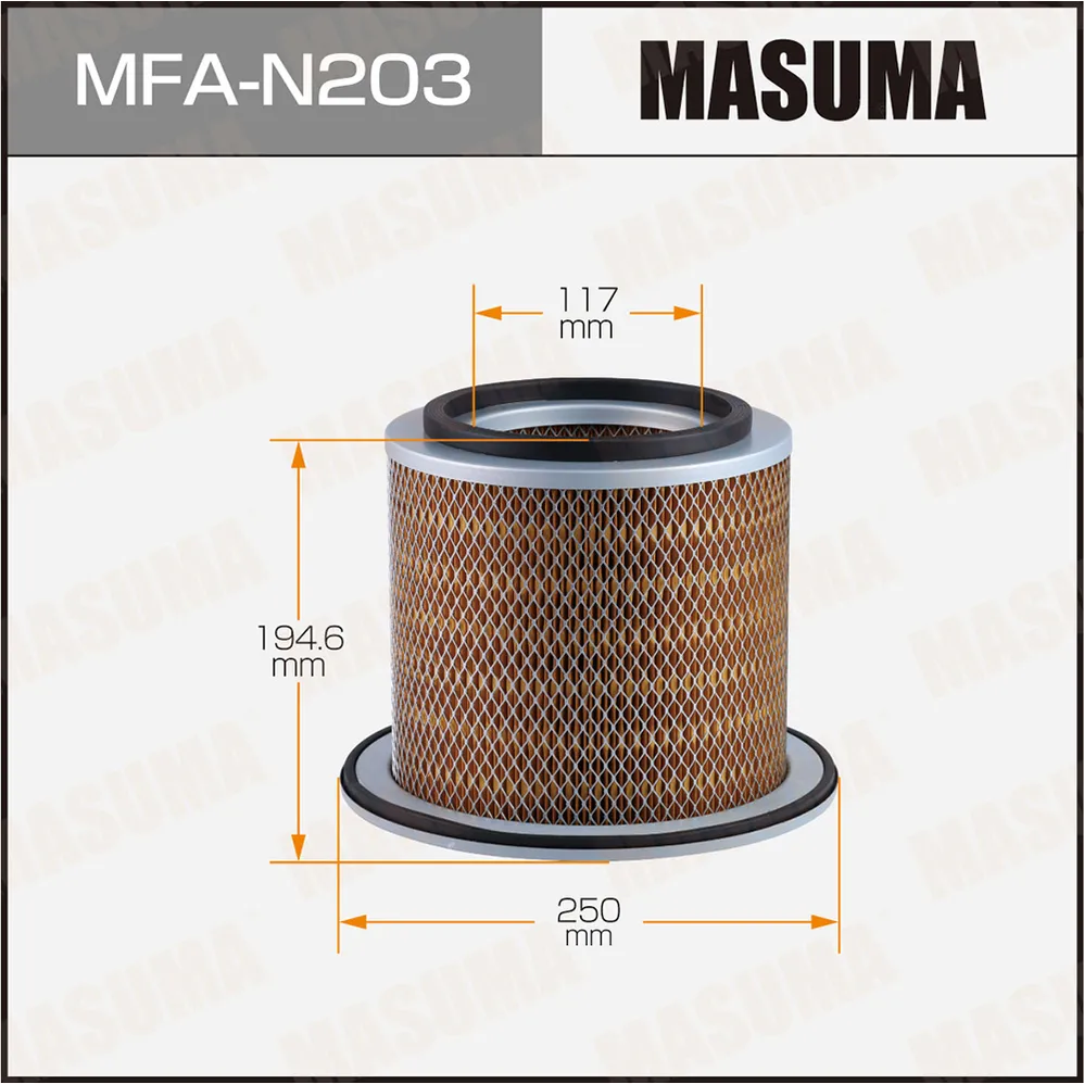 Фильтр воздушный MASUMA mfan203