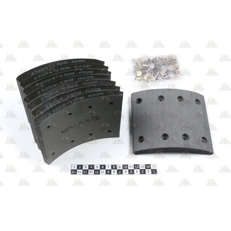 Накладки тормозные ZEVS Z3204-1308