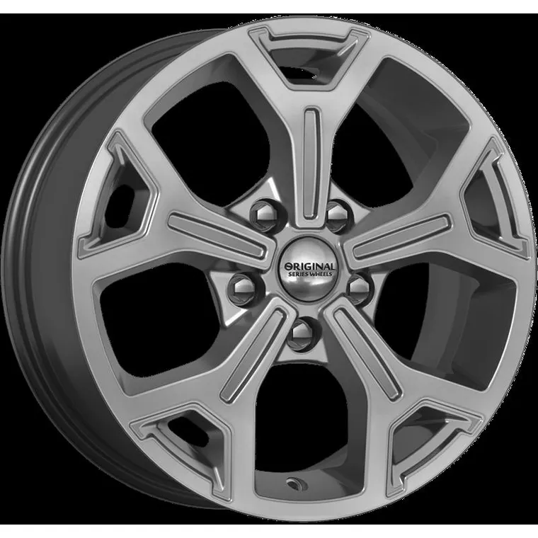 Диск литой R16 6.5J 5x114.3/66.1 ET50 СКАД KL-318 Графит 3290027