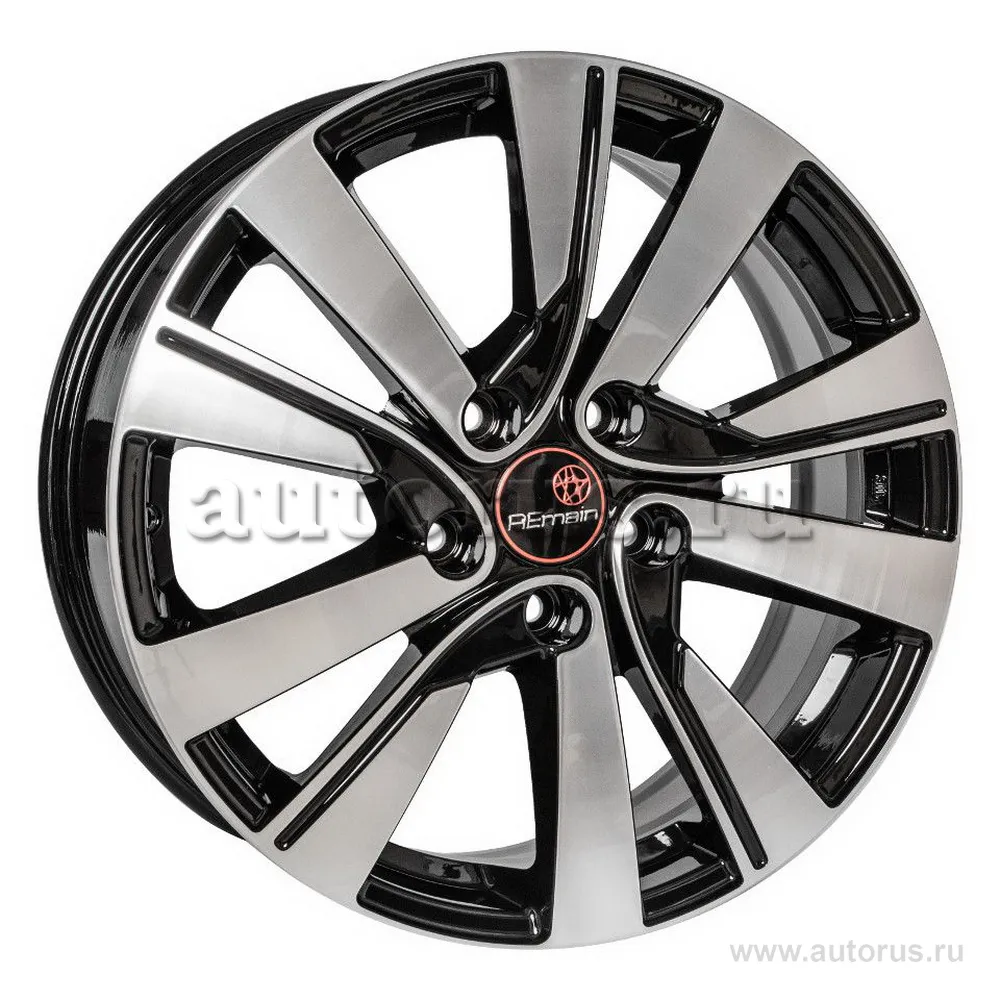 Диск литой R17 7J 5x112/57.1 ET48 Remain R185 алмаз черный 18502AR