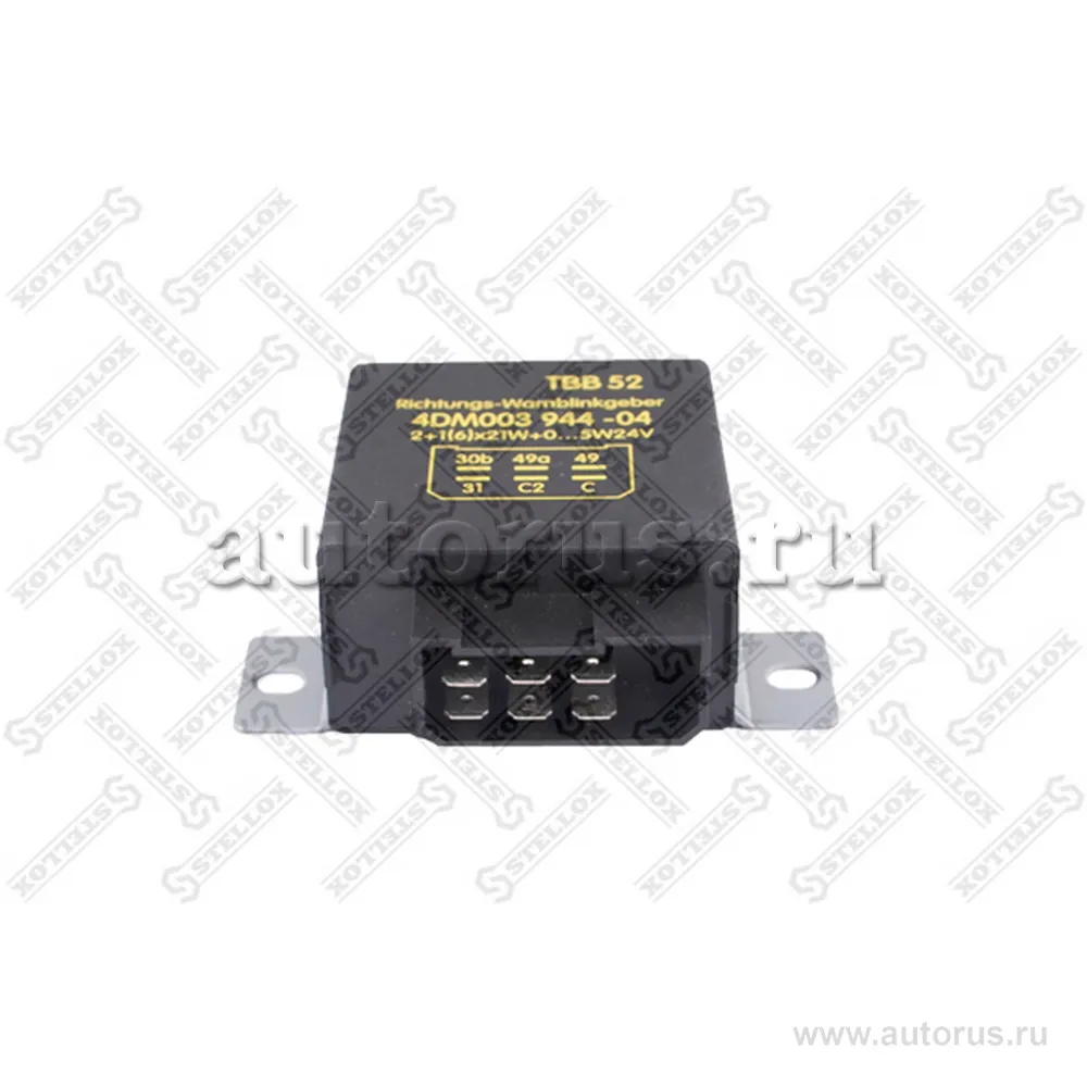 Реле прерыватель поворотов 6 полюсов 3+1(8)x21W 24V Omn Volvo FH, STELLOX 88-05811-SX