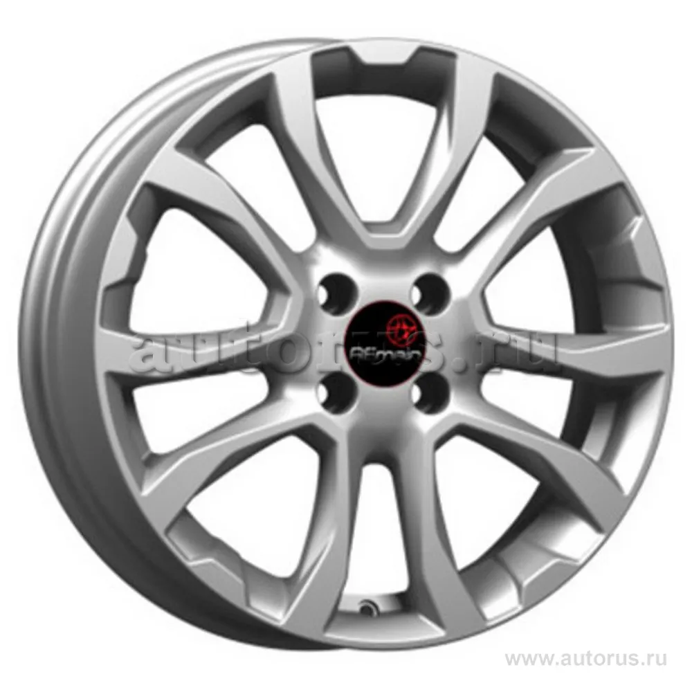 Диск литой R16 6J 4x100/60.1 ET50 Remain R191 алмаз черный 19102AR
