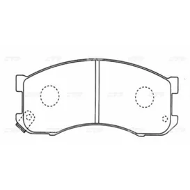 Тормозные колодки CTR CKMZ-39