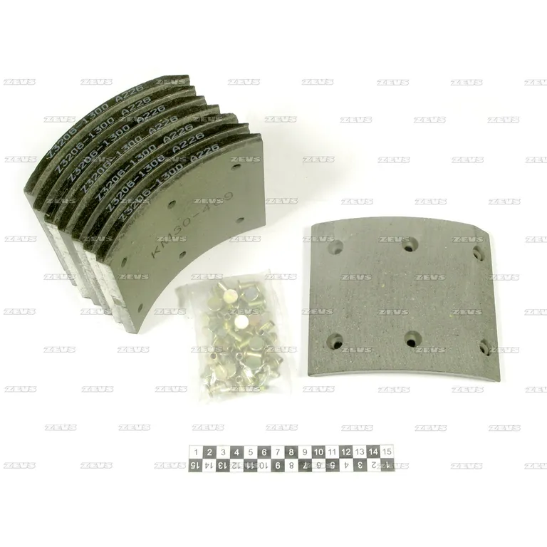 Накладки тормозные mc894110 ZEVS Z3206-1300