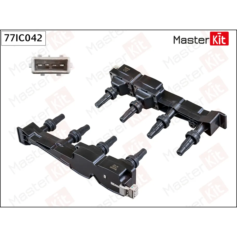 Катушка зажигания PEUGEOT 207/308 1.6 MASTERKIT 77IC042