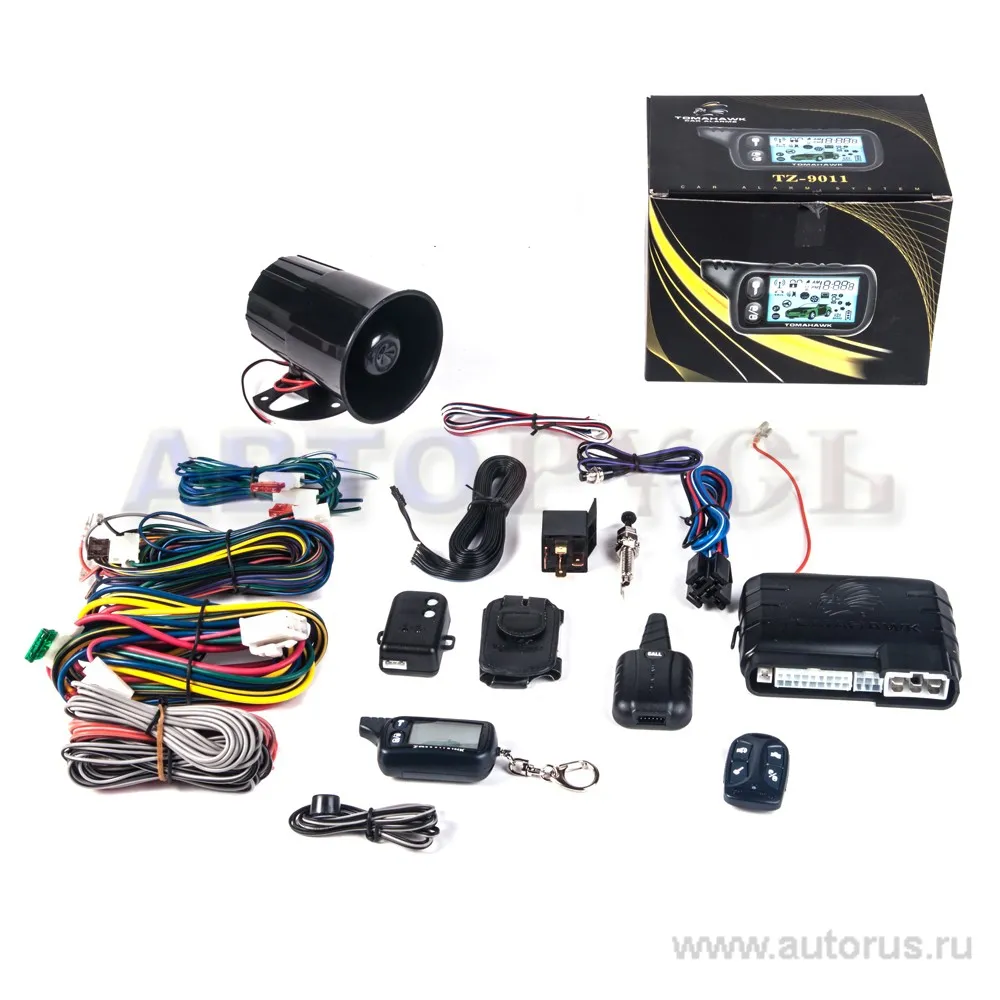 Сигнализация TOMAHAWK TZ-9011, обратная связь,запуск, , Max Вт TOMAHAWK TZ 9011