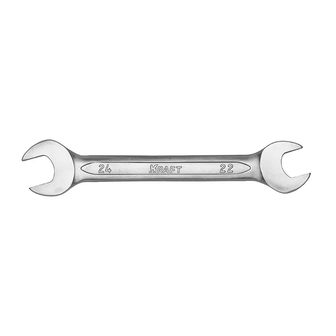 Ключ рожковый 22*24мм (Cr-V; хол. штамп, холдер) KRAFT KT700534