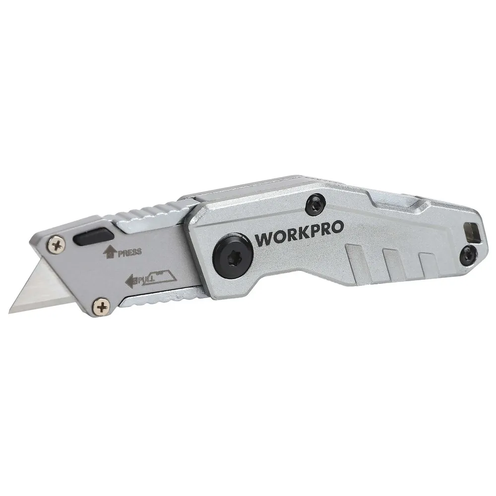 Нож универсальный складной со сменными лезвиями мини WP211010 WORKPRO WORKPRO WP211010
