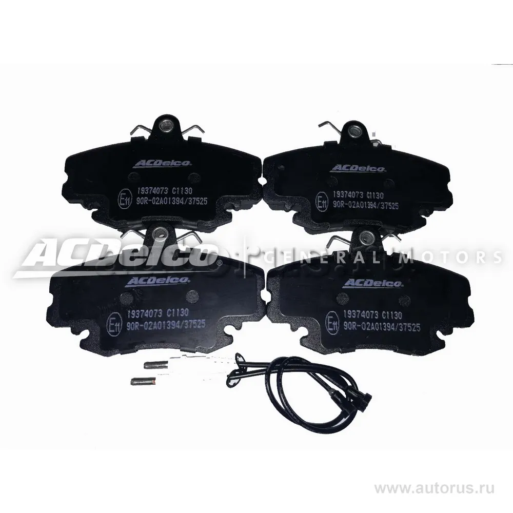 Колодки передние Renault LOGAN / SANDERO / CLIO ACDelco 19374073