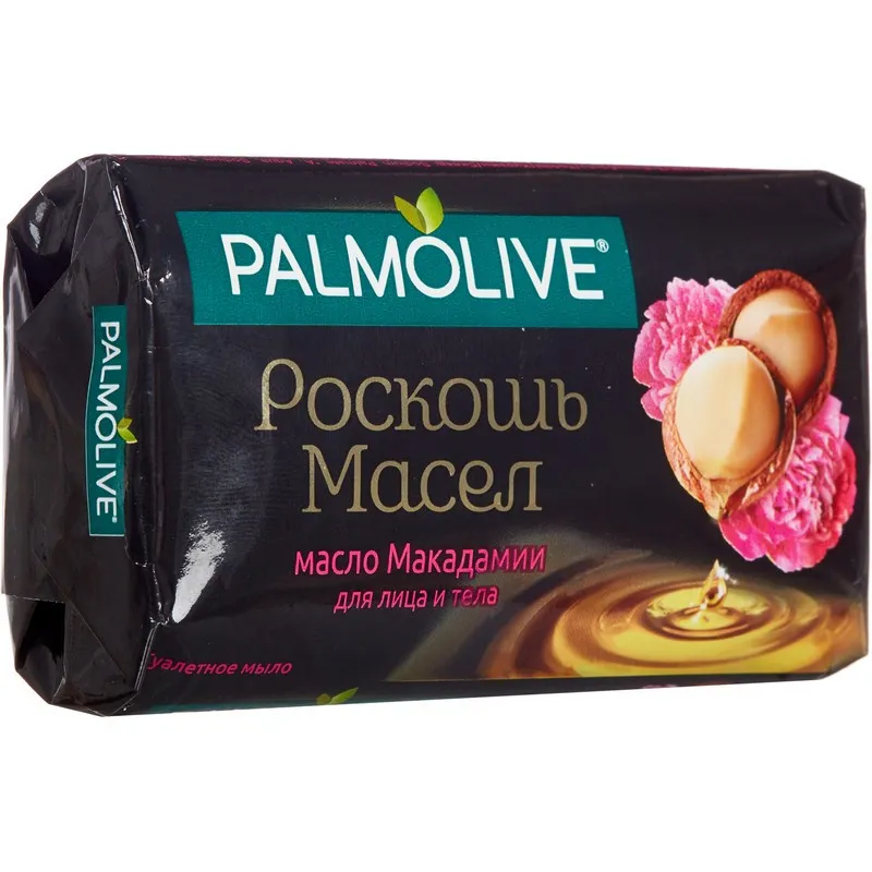 Мыло туалетное 90г PALMOLIVE Роскошь масел (экстракт макадамии и пиона) 757998
