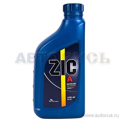 Масло моторное ZIC A SM 10W-40 полусинтетическое 1 л 137144