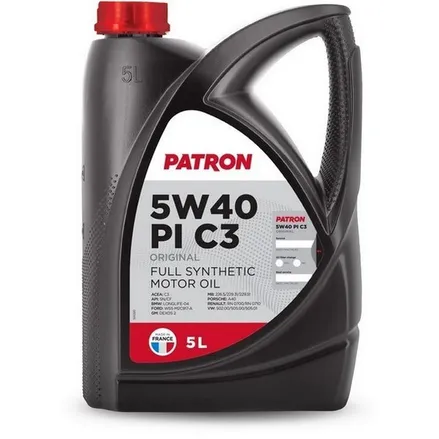 Масло моторное PATRON 5W-40 синтетическое 5 л 5W40PIC35LORIGINAL