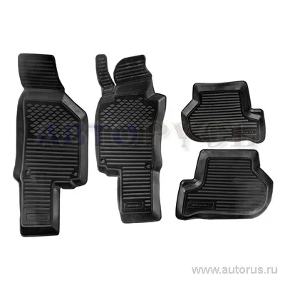 Коврики салона полиуретан NORPLAST NPL-Po-81-41 SKODA Octavia HB 04-13