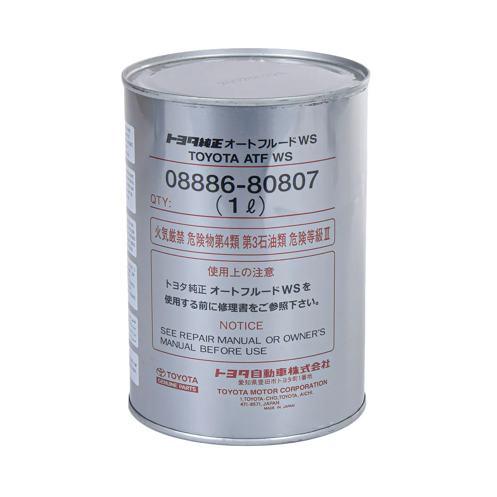 Масло трансмиссионное TOYOTA ATF WS синтетическое 1 л 08886-80807