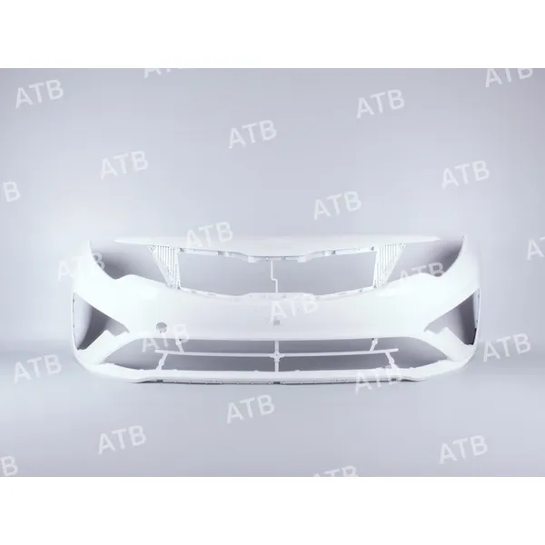 Бампер Kia Optima 4 2018-2020 рестайлинг передний Чистый белый (Clear White) UD ATB 1AKO4T01AFUD