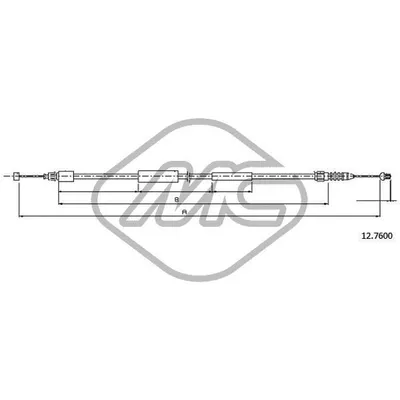Трос капота IDEA Metalcaucho 81616