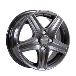 Диск литой R14 5.5J 4x100/56.6 ET49 СКАД Магнум графит 1460327