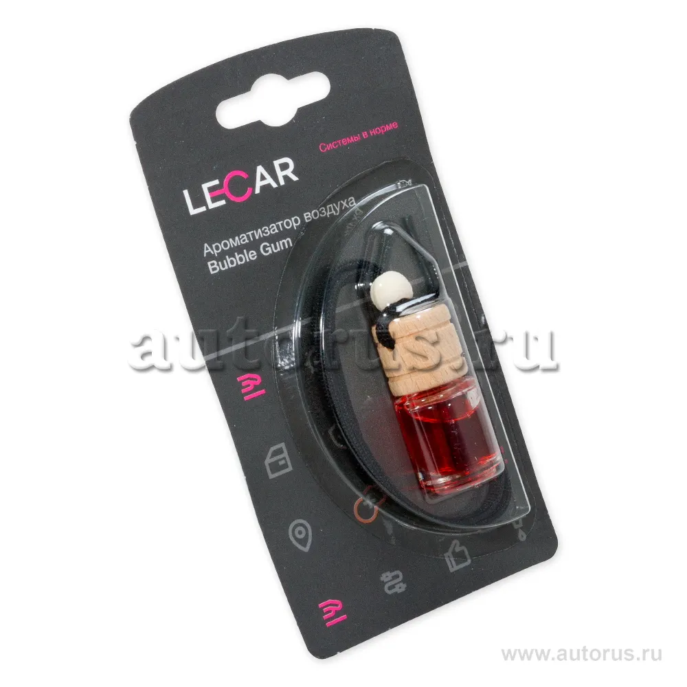 Ароматизатор воздуха подвесной Bubble Gum 5 мл. (баночка) LECAR LECAR000122412