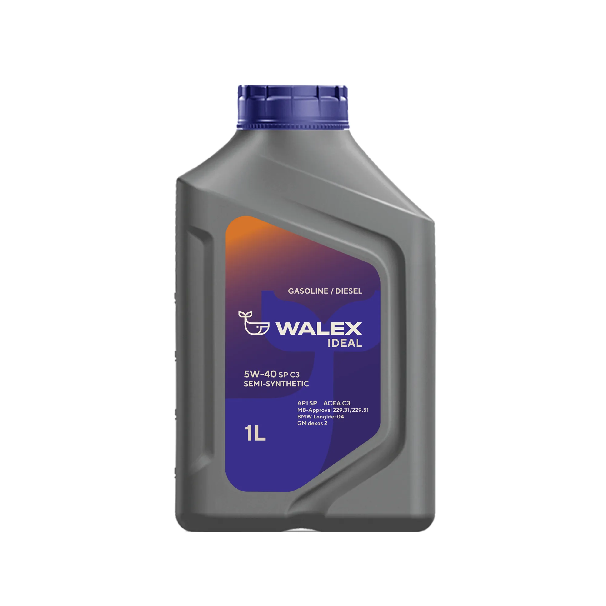 Масло моторное Walex Ideal 5W-40 полусинтетическое 1 л WID007001