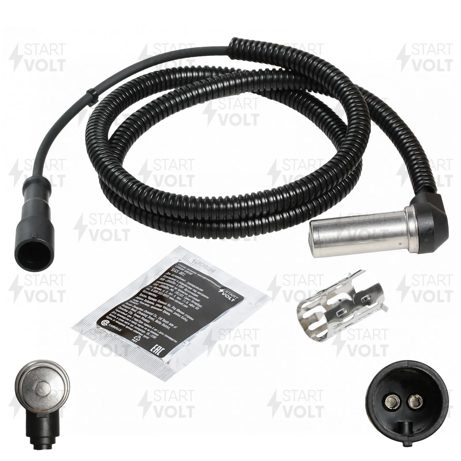 Датчик ABS для а/м КАМАЗ 5490 (13-)/MB Axor (01-) угловой 1000мм STARTVOLT VS-ABS 0701